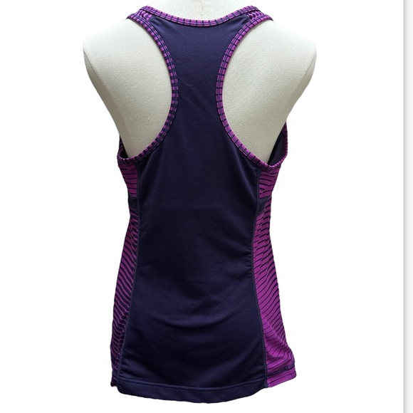 Nike raceback women’s purple size large dry fit built in bra (1935) - Picture 2 of 9